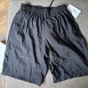 TDI Direct MTB Bike Shorts Mens Large Black Padded Liner 2-in-1 Mountain Biking